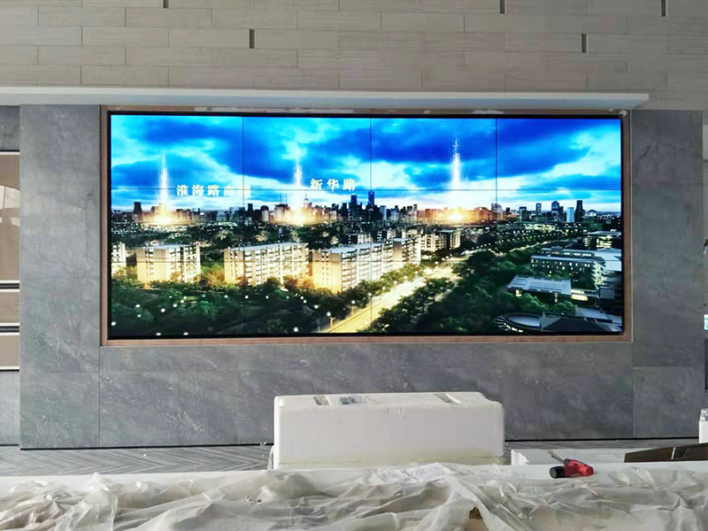 55寸液晶拼接屏成功亮相于广州熙园售楼部案例