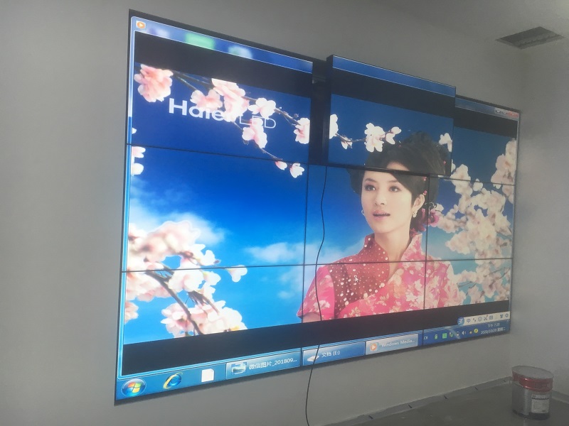 深圳南山4S店3X3拼接屏项目案例